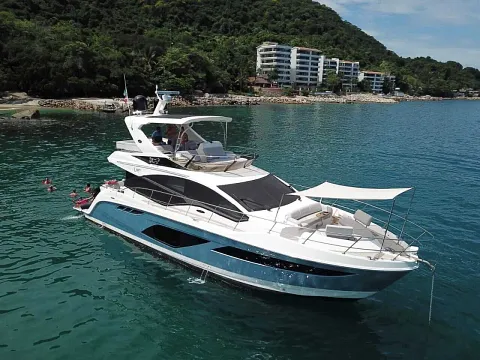 Sea Ray 55 (Riviera Nayarit) — flybridge motor yacht available for private charter